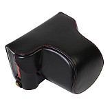BGNing PU Leather Bag For Fujifilm XA5 X-A7 XA20 XA10 XM1 X-A20 XA5 15-45 16-50 18-55 lens Cover with Bottom Opening Camera Case