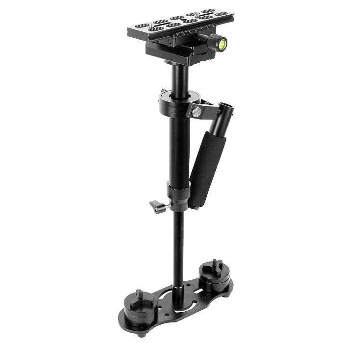 BGNing Aluminum Handheld Stabilizer Adjustable Mount for Phone DV AEE DSLR Video Camera Shooting Shake Shock Bracket Support 1KG