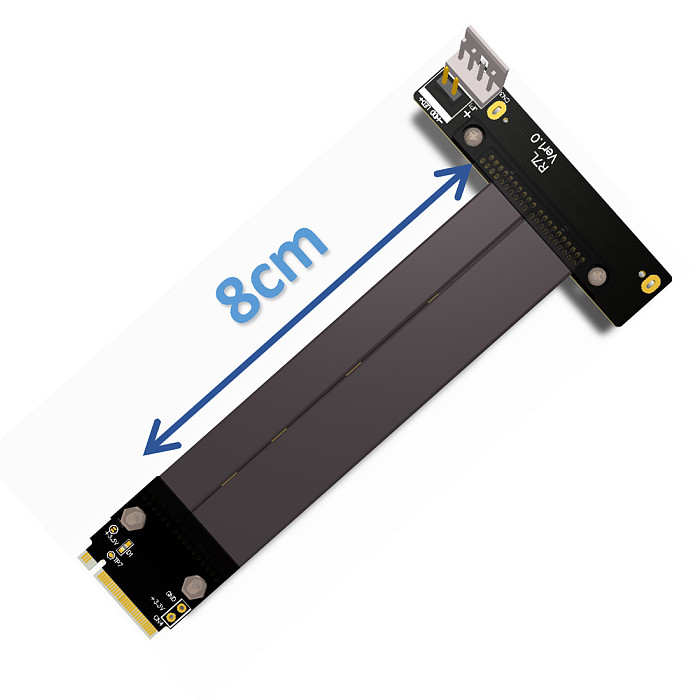 ADT-Link Riser Card U2 SFF-8639 ( U.2 ) to M.2 NVMe NGFF Key M key-M M2 Adapter Ribbon extender Cable For U.2 NVME SSD Hard Disk Driver