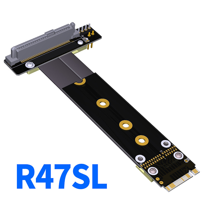 ADT-Link Riser Card U2 SFF-8639 ( U.2 ) to M.2 NVMe NGFF Key M key-M M2 Adapter Ribbon extender Cable For U.2 NVME SSD Hard Disk Driver
