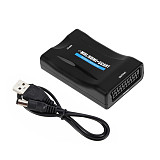 XT-XINTE 1080P HDMI To SCART Converter Cable Audio Video Adapter For HDTV DVD SKy PS3 WS​