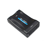 XT-XINTE VGA to Scart Converter VGA to Scart Video Audio Converter Signal Adapter For HD TV DVD Box Monitor