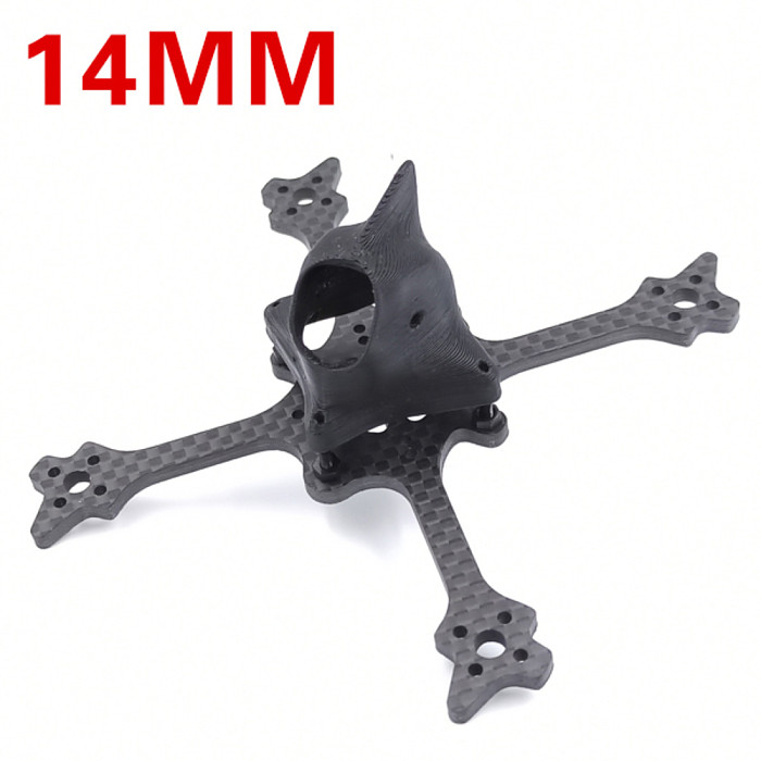 JMT Eyas100 65MM 3K Carbon Fiber Toothpick Frame Kit with 3D Print 19MM/14MM Camera Canopy for DIY RC Drone FPV Racing Quadcopter Freestyle True X