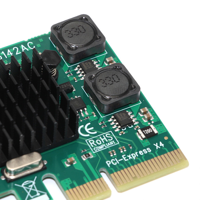 XT-XINTE Add on Cards PCI-E to USB3.1 Type-c Dual-port Expansion Card Desktop PC Motherboard PCIE 4x USB 3.1 Type-A Type C Riser Adapter