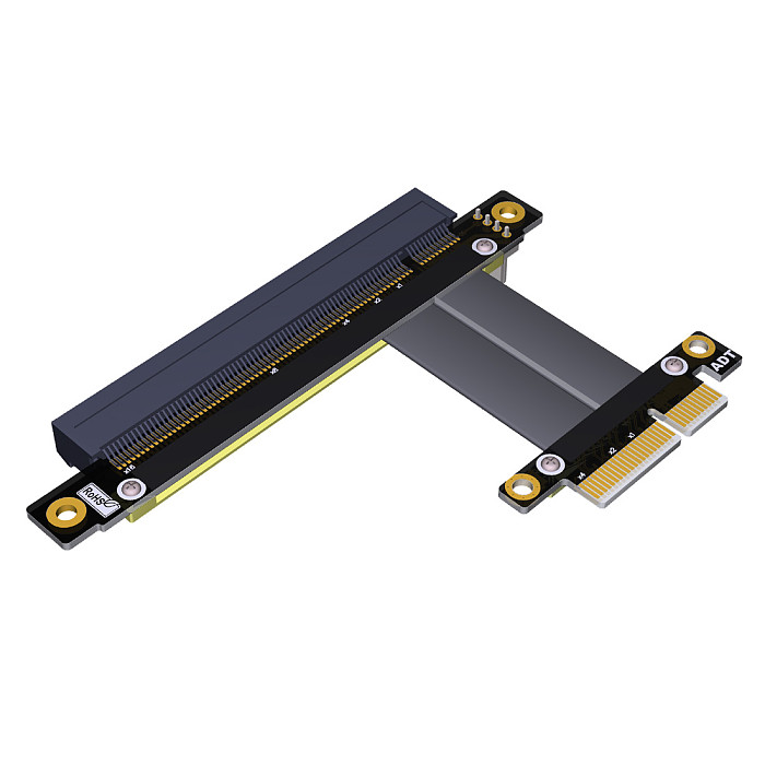 ADT-Link PCI Express PCIe 3.0 x4 to x16 Extension Cable 32G/bps PCI-E 4x 16x GTX1080Ti Graphics SSD RAID Card Extender Conversion Cable