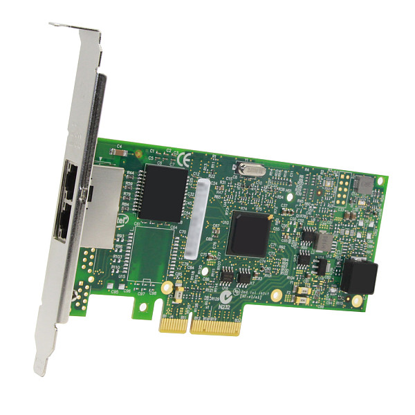 XT-XINTE PCI-E Network Card I350-AM2 PCI-E 4X Servear Dual RJ45 Port Gigabit Ethernet LAN PCIE Adapter 10/100/1000Mbps for Intel Converter