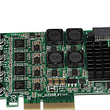 XT-XINTE USB 3.0 PCI-E Express PC Add on Card External 4 Ports USB3.0 & Internal 2x 19 Pin Slots 4 Channels 8x USB 3.0 Expansion Adapter