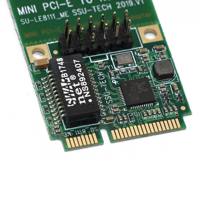 XT-XINTE Mini PCI-E Network Card Adapter 1000Mbps Gigabit Ethernet 10/100/1000M RJ45 Lan Card for XP WIN7 WIN10 Internet Free Lan Adapter