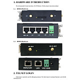 XT-XINTE Ethernet WiFi to Server Device 4G 3G GPRS 4 Port RJ45 for Linux System Industrial 4G Router HF8104 Industrial 4G Wireless Router