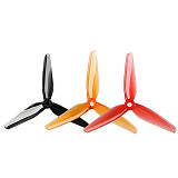T-MOTOR 5 Pairs/10 Pcs T5150 5 Inch 3 Blade Crystal Paddle Violent Resistant Tri-Blade Propeller CW CWW for DIY FPV RC Racing Drone Frame Kit
