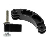 BGNing Mini Quick-release Aluminum L-type Locking Adjustable Handle M5 * 17mm Screw Key with Extension Arm and Mounting Adapter for Gopro 8 for DJI OSMO Action for YI / EKEN / SJcam Sport Action Camera Cameras