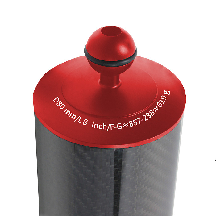 BGNING Carbon Fiber Double Ball Float Buoyancy Arm 5/8/10inch For SLR Canon Sony Nikon Panasonic Olympus Diving photography Camera