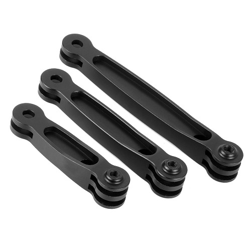 BGNING CNC Aluminum Alloy Extension Shooting Conversion Bracket 108mm 88mm 68mm Camera Accessories for Gopro13 Full Range / Small Ant / Mountain Dog / GitUp Action Camera