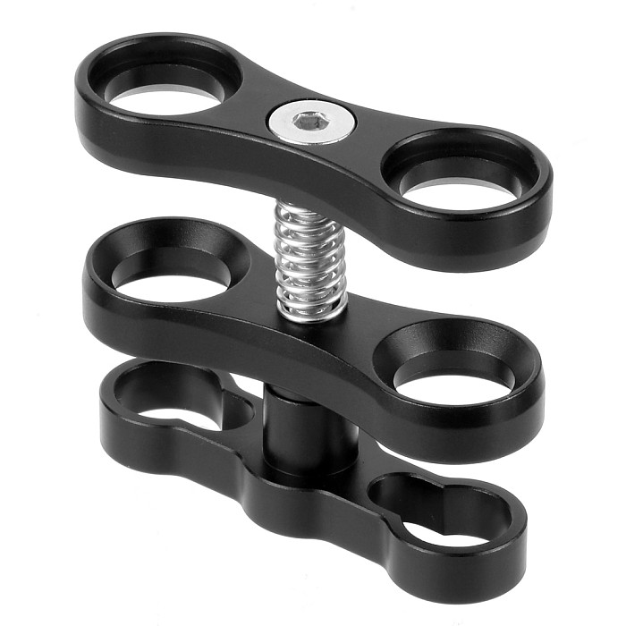 BGNing Carbon Fiber Float Lifebuoy Arm Aquatic Dual Floating Ball Arm Extend Bracket D80MM Underwater Camera Diving Tray for Gopro