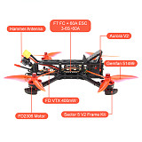 HGLRC Sector5 V2 226mm FPV Racing Drone PNP / BNF with F7 FC 60A 4in1 ESC 2306 Motor 1600KV 6S / 2450KV 4S AURORA V2 FPV Camera 1200TVL RC Toy