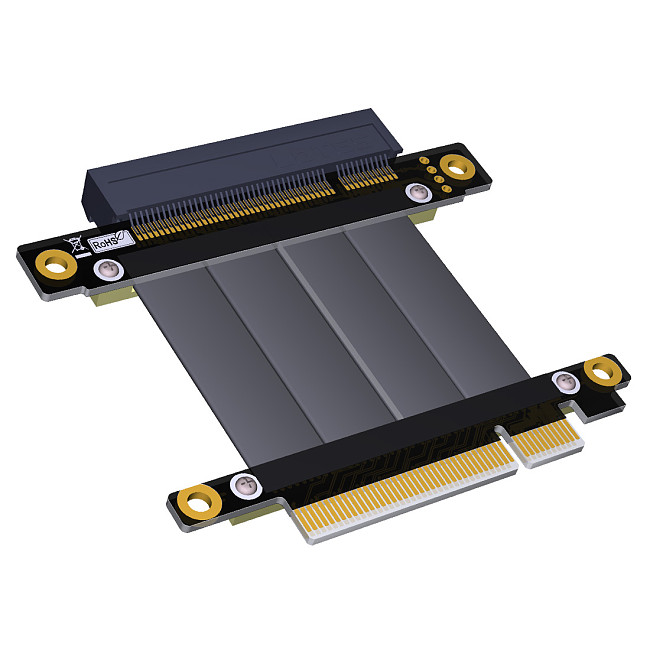 ADT-Link PCIe X8 to X8 Adapter for Graphics Video Card PCI Express Extender PCIe X8 to PCIe X8 slot Extension Cable For 1U 2U server