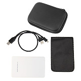 XT-XINTE 1 Set 2.5  USB 2.0 SATA HDD Box Mobile SSD Hard Drive External Enclosure Case Support 2TB with Portable Organizer Storage Box Data Transfer Backup Tool for PC Laptop