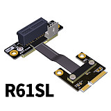 AD-LINK 8Gbps Mini PCI-e mPCIe WAN WiFi To PCIe x1 PCI-E 1x Riser adapter cards Gen3.0 Mini-PCIe cable Mini PCI e for WIFI card