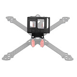 QWinOut 3D Print TPU Camera Mount 30 Degree 3D Printed Camera Holder 3D Printing Protective Cover for Gopro Hero 8 OWL260 Frame DIY RC Drone FPV Racer
