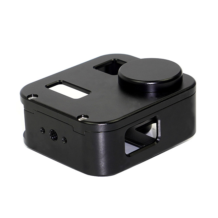 BGNing Housing Shell for Gopro Max 360 VR Panoramic Camera Case Cover CNC Aluminum Protective Cage with Lens Cap for GoPro Max