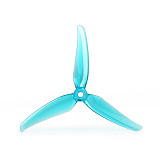 T-MOTOR 2 Pair T5147 5 Inch 3-Blade Propeller Tri-Blade FPV Professional Propeller CW CWW Propeller for FPV DIY RC Drone Quadcopter Frame Kit (Blue)