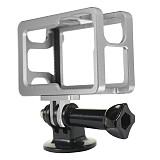 BGNING Aluminum Alloy Protective Frame Camera Shell Housing Frame Case with Mount Base For DJI Osmo Action Camera Accessories