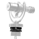 BGNING Camera Mini PTZ Photography Hot Shoe Mounting Parts 1/4 Adapter Cold Shoe Base Flash Light Conversion Base