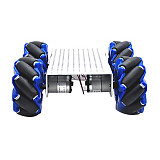 Feichao 103MM DIY Car Intelligent Mobile Robot Trolley Metal Structure DIY Experimental Vehicle Smart Car Chassis Full Set For Kids Car model Gift