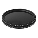 BGNING Camera Filter Lenses ND2-400 Neutral Density Variable Fader Nd Filters Adjustable for Canon for Nikon 52/58 / 62/72/77/82 Mm