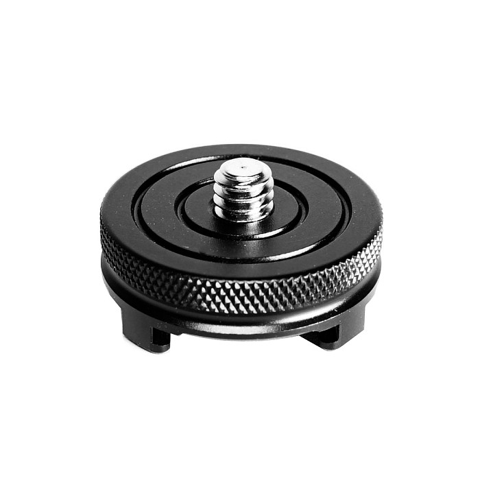 BGNING Camera Mini PTZ Photography Hot Shoe Mounting Parts 1/4 Adapter Cold Shoe Base Flash Light Conversion Base