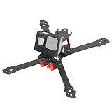 QWinOut OW​L260 260mm FPV Racing Drone Frame Kit Carbon Fiber Rack with 3D Print TPU Camera Mount for gopro hero 8 Action Camera