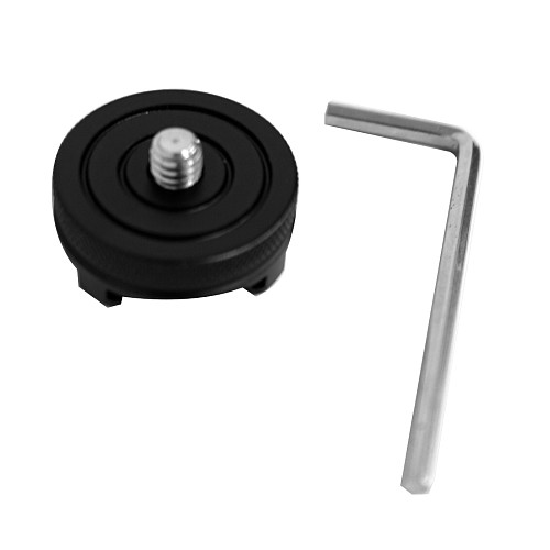 BGNING Camera Mini PTZ Photography Hot Shoe Mounting Parts 1/4 Adapter Cold Shoe Base Flash Light Conversion Base