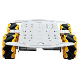 Feichao 4WD Competition Vehicle Metal Structure Intelligent Robot Trolley Chassis DIY Building Full Set For Kids Car model Gift