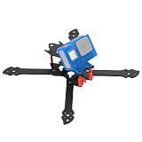 QWinOut OW​L260 260mm FPV Racing Drone Frame Kit Carbon Fiber Rack with 3D Print TPU Camera Mount for gopro hero 8 Action Camera