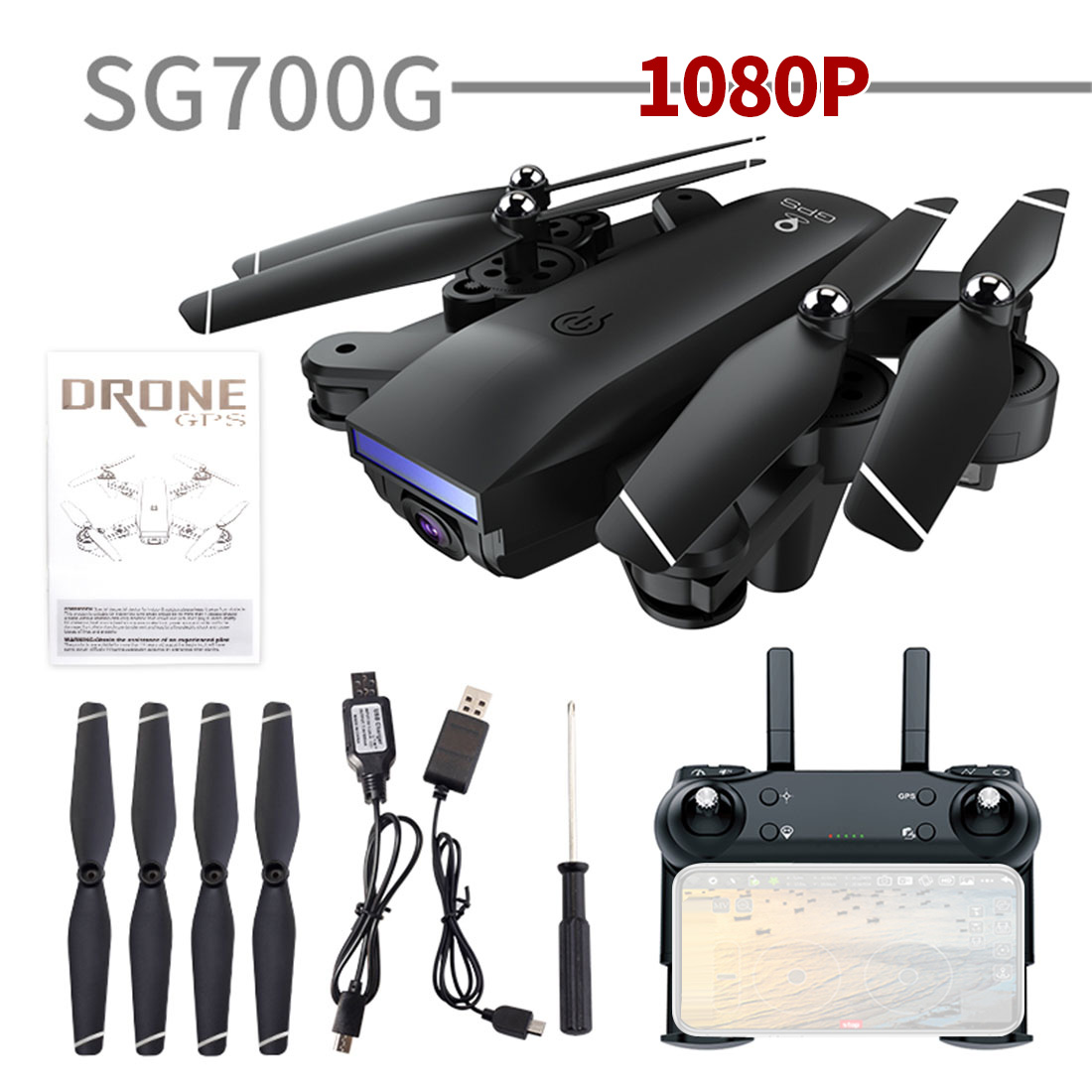 US$ 6.00 - ZLL GPS Drone SG700G Wifi FPV 1080P 4K HD Dual Camera 50x ...