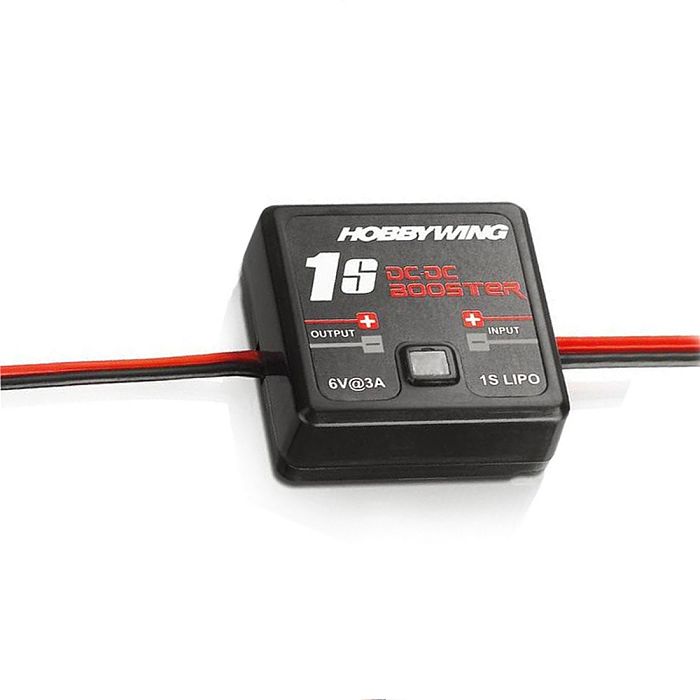 Hobbywing 1S DC-DC External BOOSTER Power Boost Module Bec Step Up Boost Power Module for 1:12 Rc Car