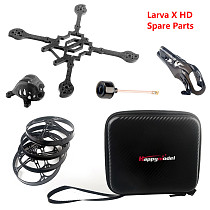 Happymodel Larva X HD FPV Drone Accessories Carbon Fiber Frame Kit Storage Handbag Propeller Guard Camera Canopy 5.8G Antenna
