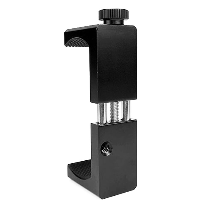 BGNING Rotating Locking Aluminum Phone Clip Double Hole Photography Hot Shoe Clip Suitable for Tripod, Selfie Stick Horizontal Vertical Photo Accessories