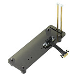 ADT-Link PCIe 3.0 x1 to x1 Extension Cable EMI Shielding 8G/bps PCI Express 1x Riser Card Extender w/ Vertical Bracket Stand Holder Base