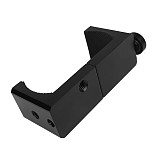 BGNING Rotating Locking Aluminum Phone Clip Double Hole Photography Hot Shoe Clip Suitable for Tripod, Selfie Stick Horizontal Vertical Photo Accessories