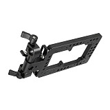 BGNING Versatile Battery Plate Double Side Support System 1/4 M3 Mount Adjustable 15mm Rod Clamp Rotatable for Power Splitter Converter