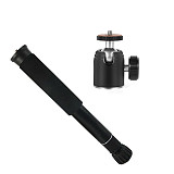 BGNING Metal Camera Monopod Professional Adjustable Monopod Stand with Mini Tripod Ball Head for DSLR Camera Video Camcorder