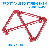 BGNING Aluminium Front Axle Upper Cover Holder / X Arm Strength Torsion / Protective Wheel Anti-Collision for DJI RoboMaster S1 Robot