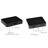 XT-XINTE 1080P HDMI Splitter 1 In 2 Out HDMI Switcher Power Signal Amplifier Split Screen for Set-top Box, DVD Player, D-VHS player, and other HDTV devices