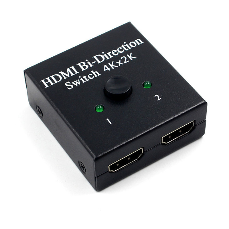 XT-XINTE 4K HDMI Bi-Direction Switch 4Kx2K HDMI 2.0 Cable Switcher Splitter HDMI Bidirectional Switch