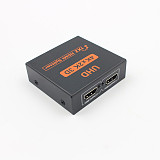 XT-XINTE 1 In 2 Out Ultra HD 4K 2 Ports HDMI Splitter 1×2 Repeater Amplifier 3D 1080P EU US UK AU Plug