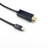 XT-XINTE 1080P 1.8m Mini Displayport DP to HDMI Cable Thunderbolt to HDMI Adapter Cable