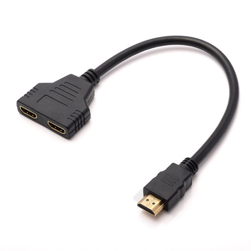 Us 1 54 Xt Xinte 1 In 2 Out Hdmi Splitter Cable One Hdmi Male To Dual Hdmi Female Conversion Cable Adapter For Hdtv Dvd Ps3 M Xt Xinte Com