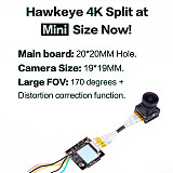 Hawkeye Firefly 4K Split Camera Mini WDR Sensor FPV Camera With 32G Memory Card For HD Recording DVR RC Drone Racer