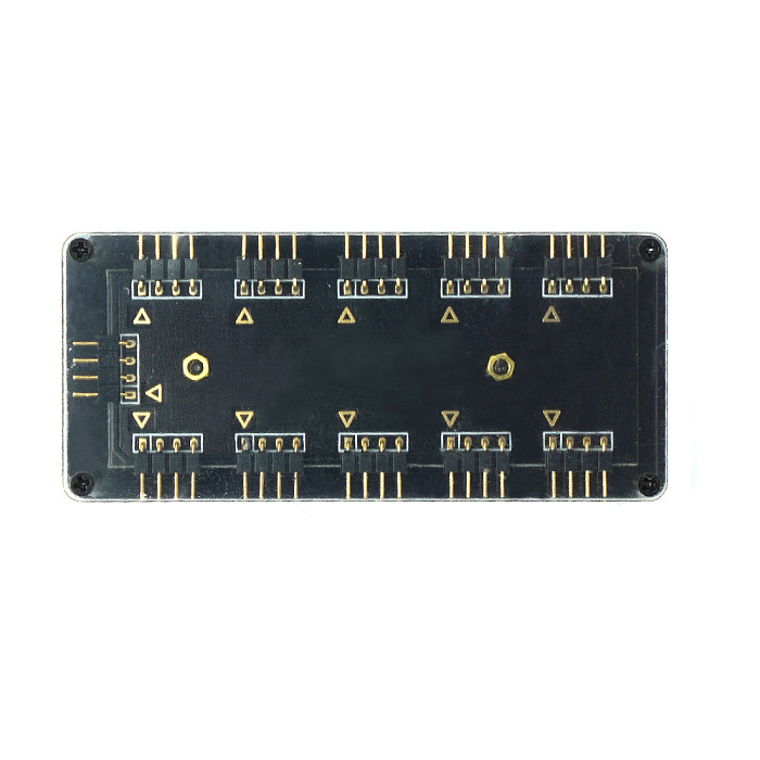 XT-XINTE ​RGB Hub 12V 4 Pin / 5 V 3 Pin Splitter HUB for Motherboard AURA LED Strip Light Fan Case Computer Sync Acrylic Motherboard Shell